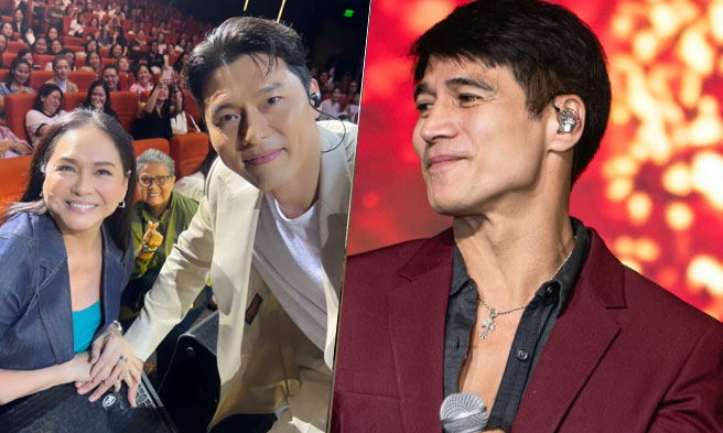 Charo Santos-Concio at Hyun Bin, Piolo Pascuall - IG