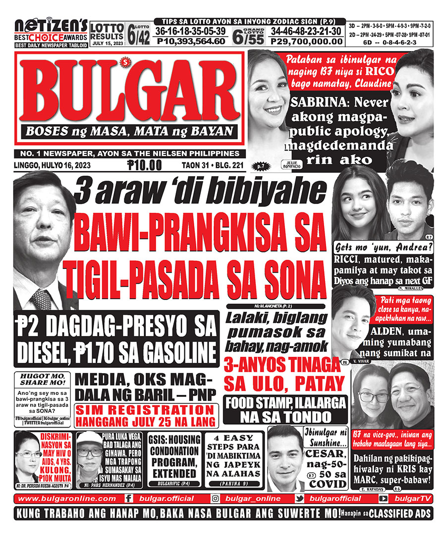 Bulgar Tabloid Frontpage