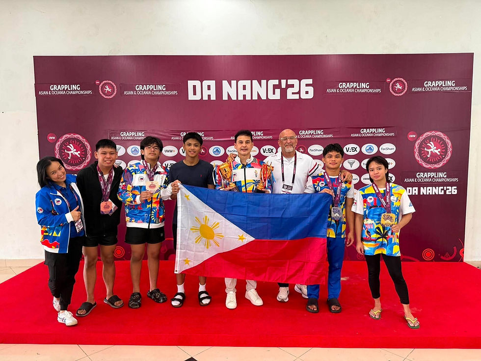 5 ginto binalibag ng wrestling nationals sa 2026 Asia-Oceania