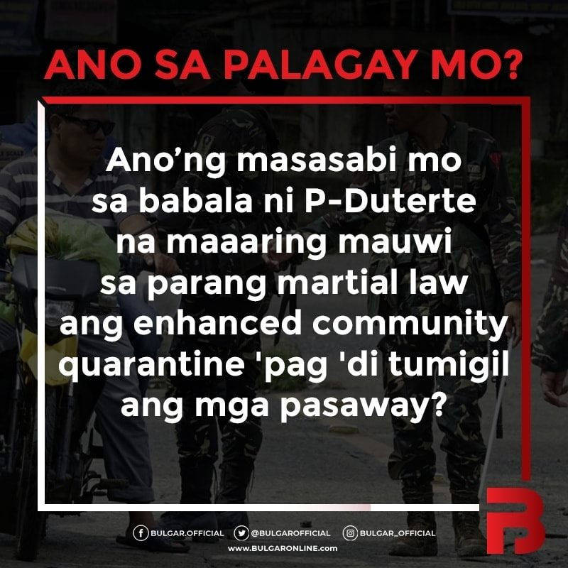 ANO SA PALAGAY MO? - Apr. 18, 2020