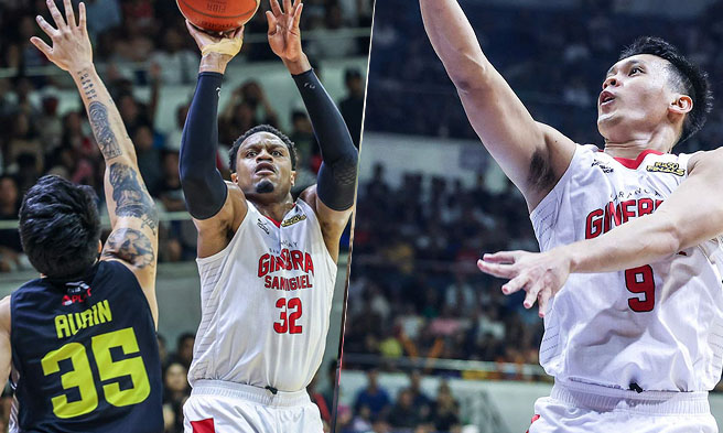 Justin Brownlee at Scottie Thompson - PBA PH