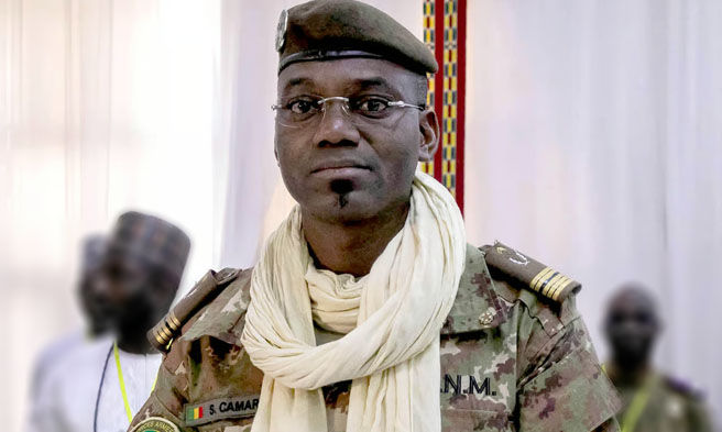 Malian Def. Minister Sadio Camara. Fanny Noaro-Kabre-AFP
