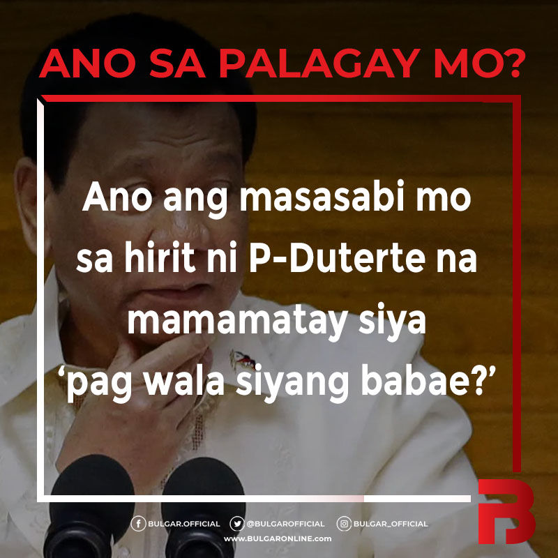 ANO SA PALAGAY MO? - Sep. 11, 2019