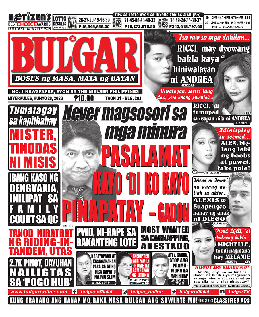 Bulgar Tabloid Frontpage