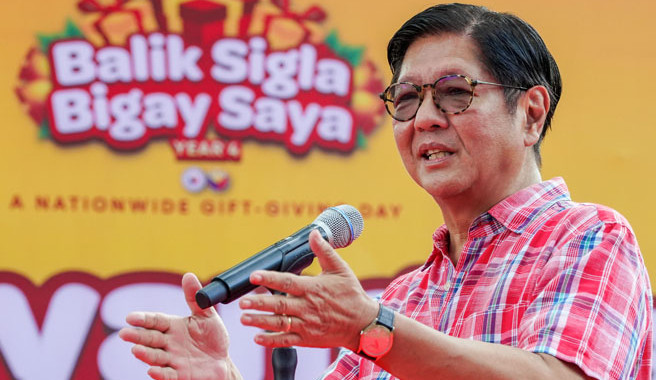 Balik Sigla Balik Sayan kasama si Pangulong Bongbong Marcos. A nationwide gift giving day.