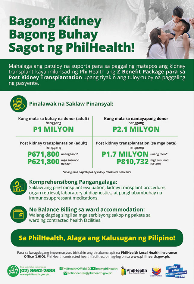 PhilHealth post Kidney Transplant