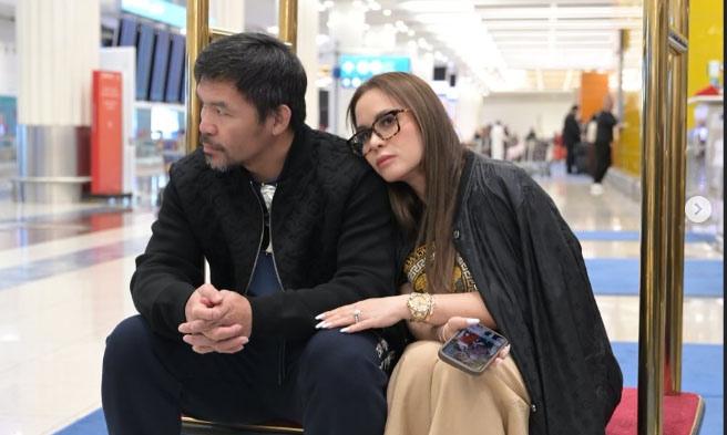 Manny Pacquiao at Jinkee - IG