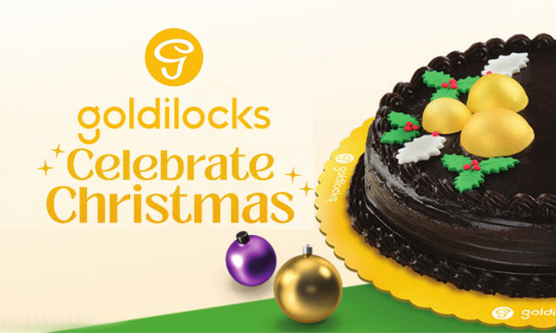 Celebrate Christmas at Goldilocks with Christmas Greeting Cake Choco