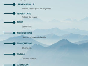 LAS PALABRAS DE LA SIERRA GORDA