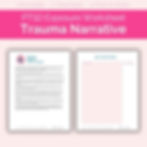 Trauma Story | Trauma Narrative Worksheet | PTSD Memories