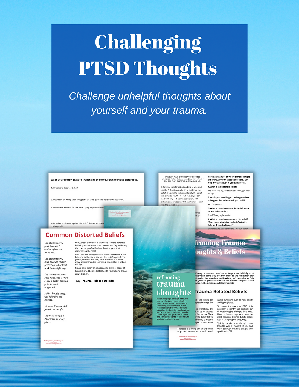 20 must have cbt tools and worksheets for anxiety and ptsd