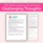 cbt homework for anxiety This CBT worksheet focuses on reframing thoughts. It addresses cognitive distortions, and walks the user through how to change a particular thought.