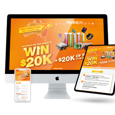 Hydralyte Consumer Promotional Digital Entry Website - Semcom