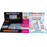 Cardboard POS Hotspot Display Zantac Gastrostop Pharmacy Grocery Woolworths Coles