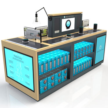 Amazon Alexa JB Hifi Interactive Retail Display Bench - Semcom
