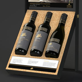 Taylors Wine permanent POS display concept stand for liquor retailers including BWS, Dan Murphys, LiquorLand, Vintage Cellars.
