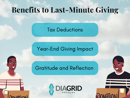 Benefits of Last-Minute Giving