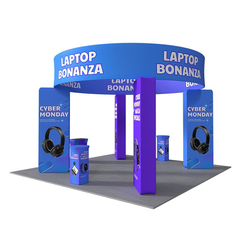 Thumbnail: 20x20ft Trade Show Booth Kit D-3
