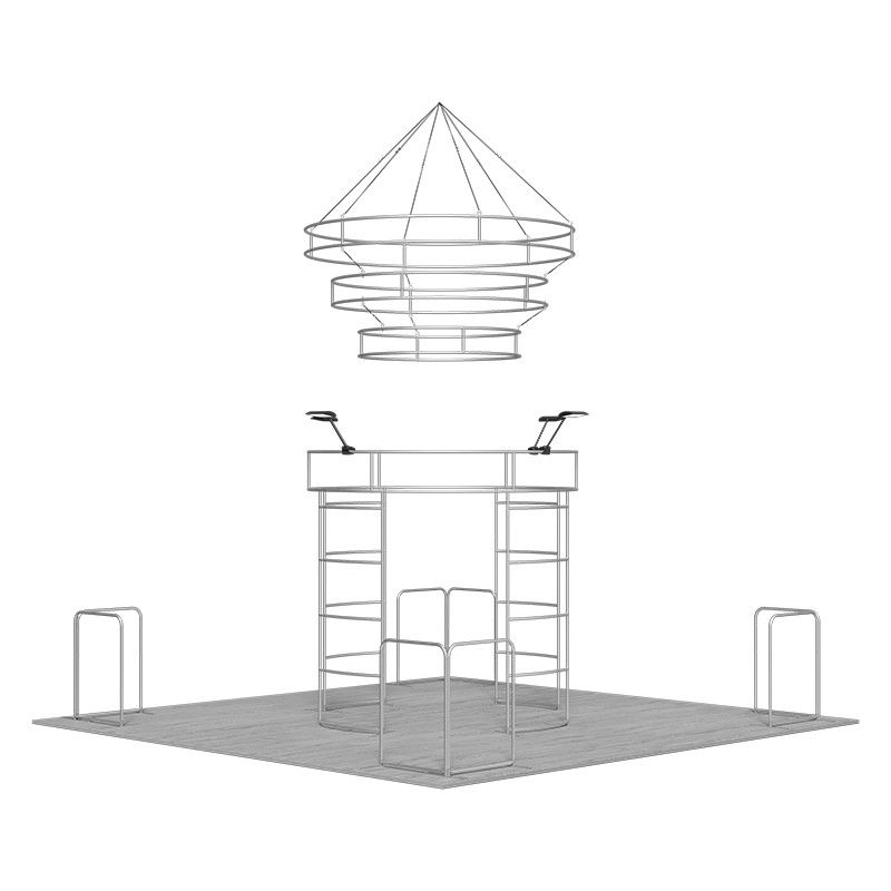 Thumbnail: 20x20ft Trade Show Booth Kit D-1