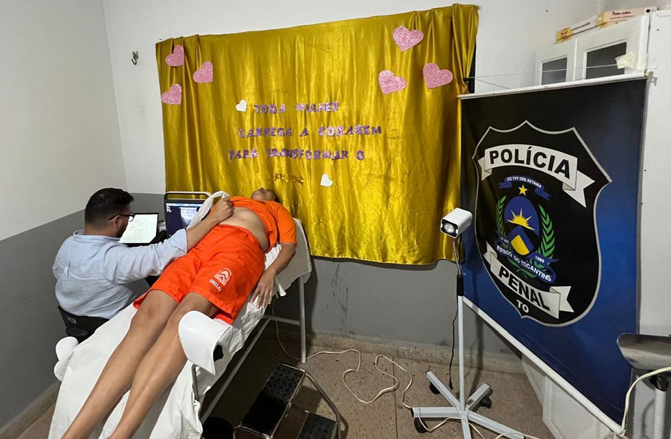Ação segue até o dia 24 deste mês contemplando todas as Unidades Penais Femininas do Estado - (Foto: Divulgação SEJUCI/Governo do Tocantins).