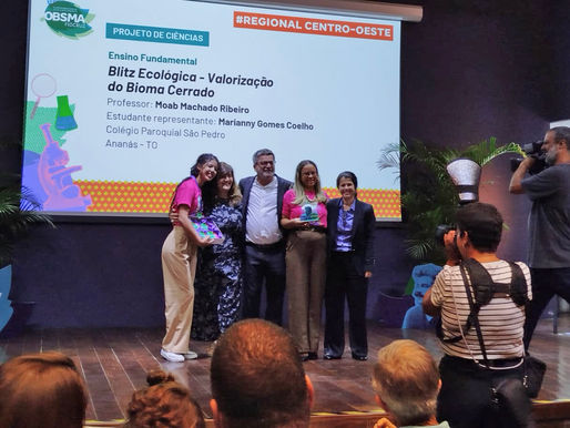 Projeto do Colégio Paroquial de Ananás é premiado na olimpíada da Fiocruz, no Rio de Janeiro