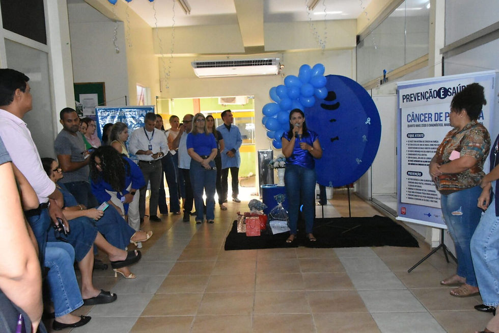 A ação contou com palestra voltada para os homens e sorteio de brindes para os servidores. (Fotos: Ellayne Czuryto).
