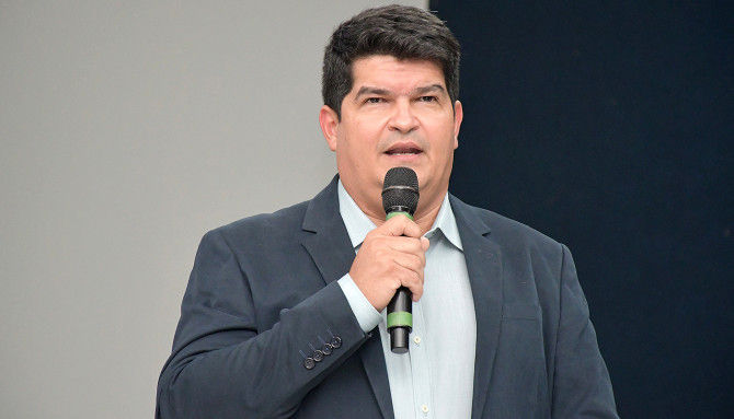 O secretário de Estado da Saúde, Carlos Felinto, destacou as ações estratégicas do Governo do Tocantins para a promoção da saúde de mulheres e bebês. (Foto: André Araújo/Governo do Tocantins)