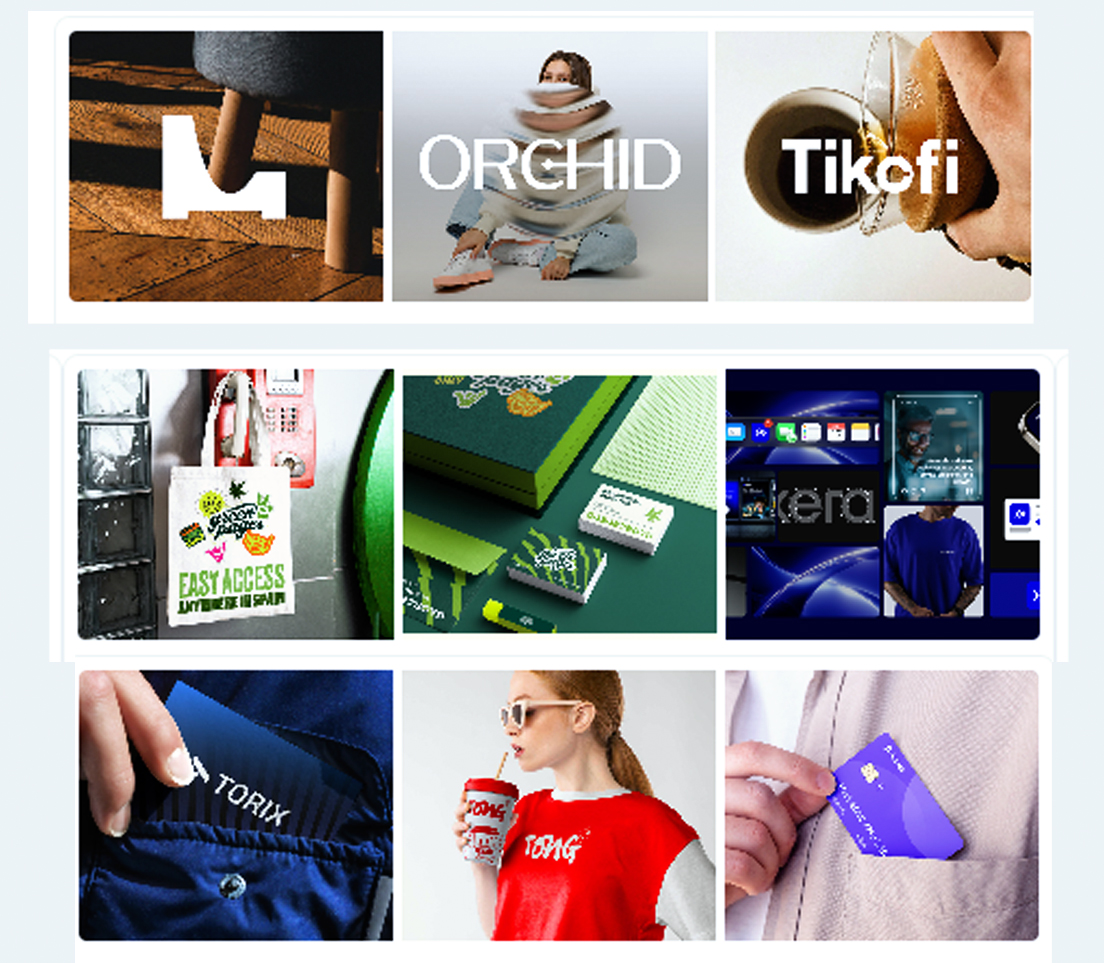Branding designs: Orchid, Tikofi, logos, packaging