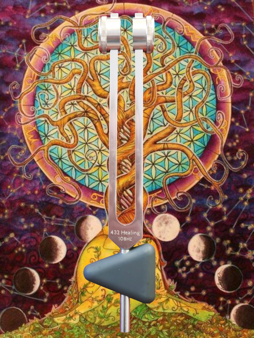 Thumbnail: 432 Healing, 108Hz, Tuning Fork, Frequency Wand, Healing, Acutonics, Biofield Tuning, Jonathon Goldman, Healing Frequencies,