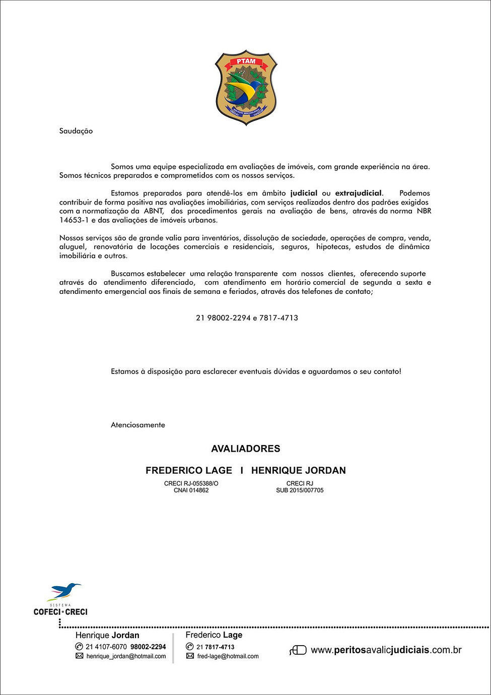 APRESENTAÇÃO peritosavalicjudicia