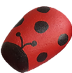 group of painted ladybug rocks