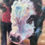 Thumbnail: Black and white calf cow painting by Kristin Kueber, Canadian and Western and Rural Arist