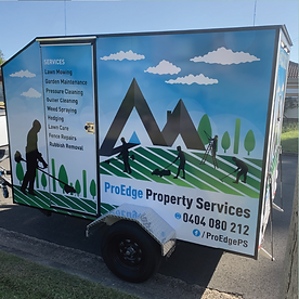 car signs trailer and magnets