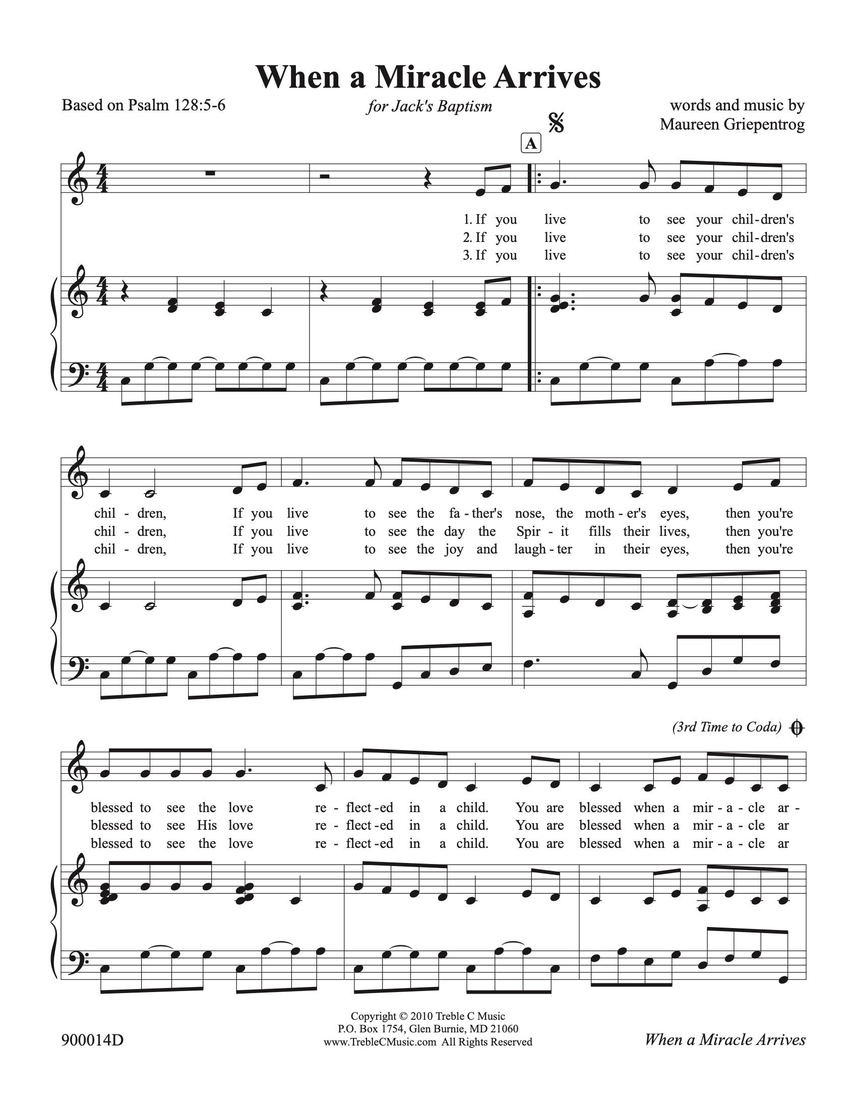 When a Miracle Arrives (Digital Download)