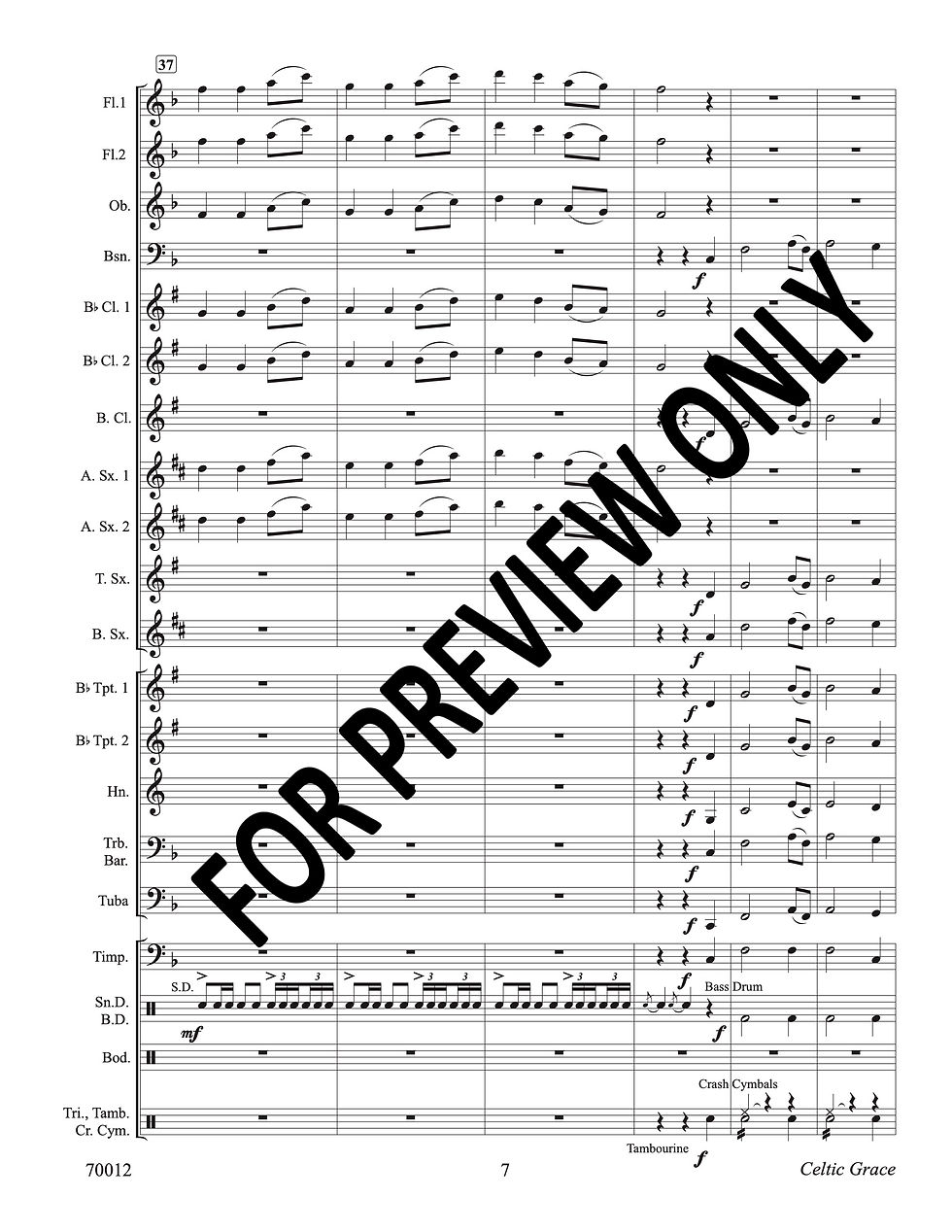 Thumbnail: Celtic Grace for Concert Band