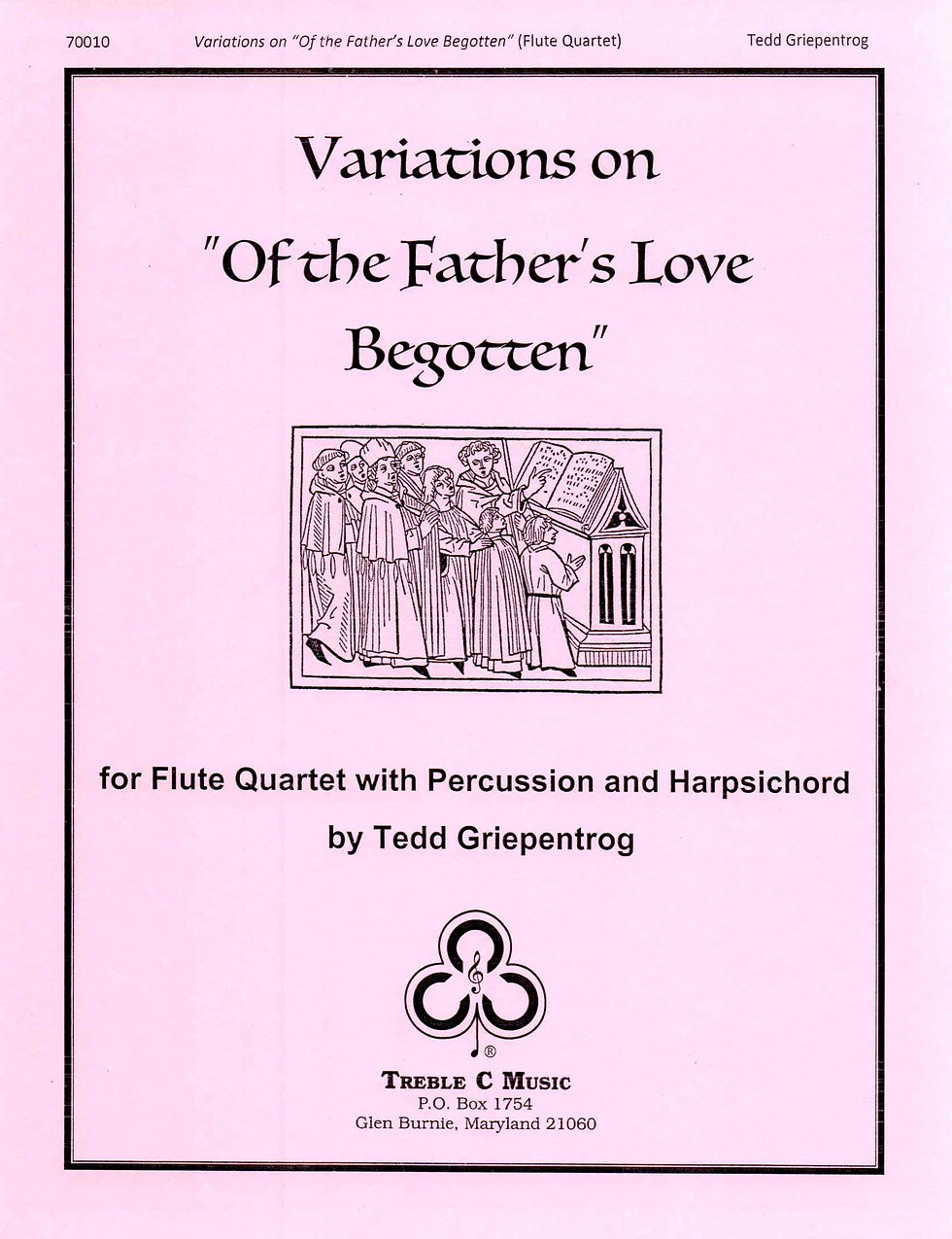 Variations on "Of the Father's Love Begotten" (Flute Quartet)