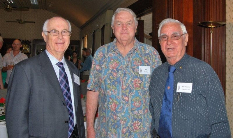Phil Ainsworth, Bill McGrath and Sir Raymond Thurecht