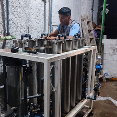 Mantenimiento de planta de agua para casa de playa