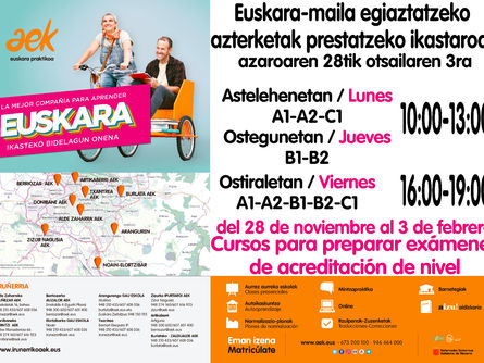Maila egiaztatzeko ikastaroak