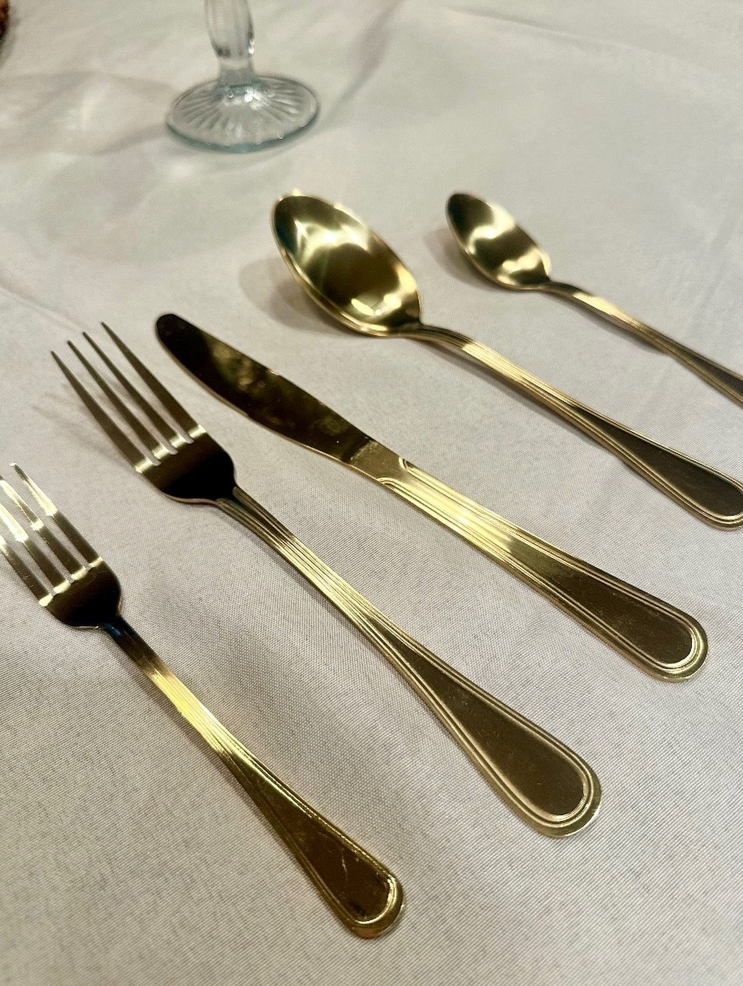 Gold Teaspoon - $0.60/ea
