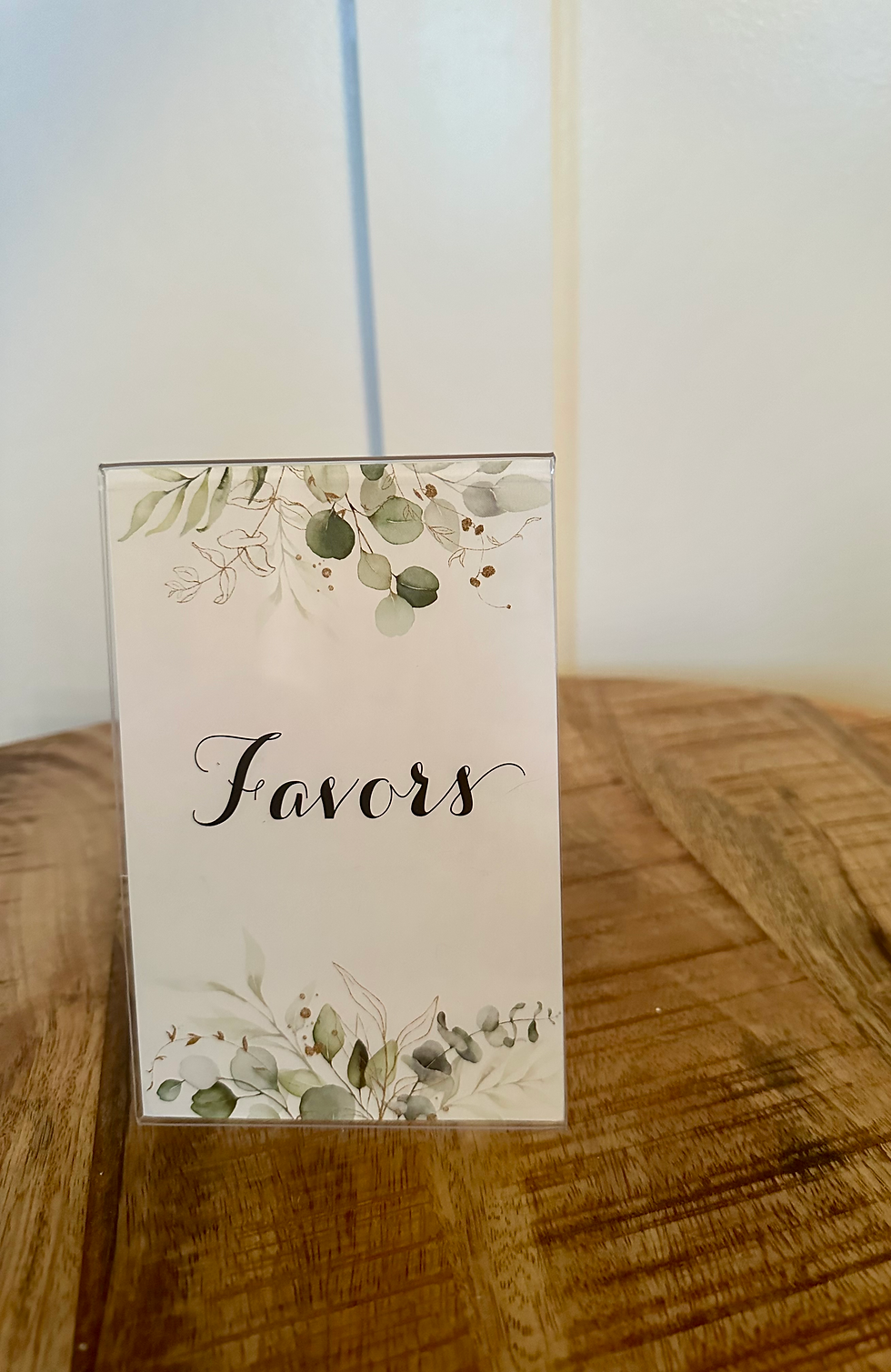 Thumbnail: Eucalyptus Themed Table Numbers and Signs - $1.00/ea