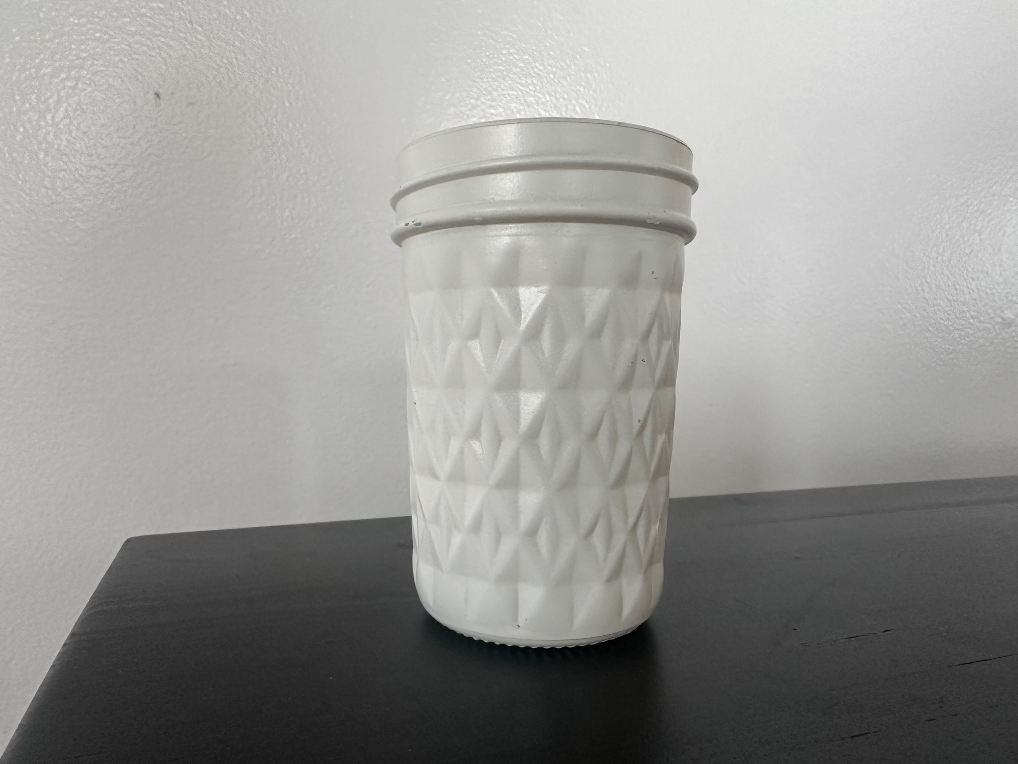 Milk Vase Mason Jar Large - $2.50/ea