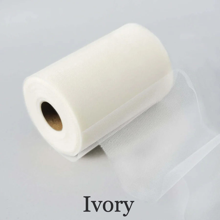 Thumbnail: 6" x  300' Sheer Tulle Fabric (Multiple Colors) - $7.50/ea