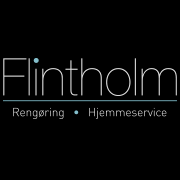 Logo Flintholm i negativ