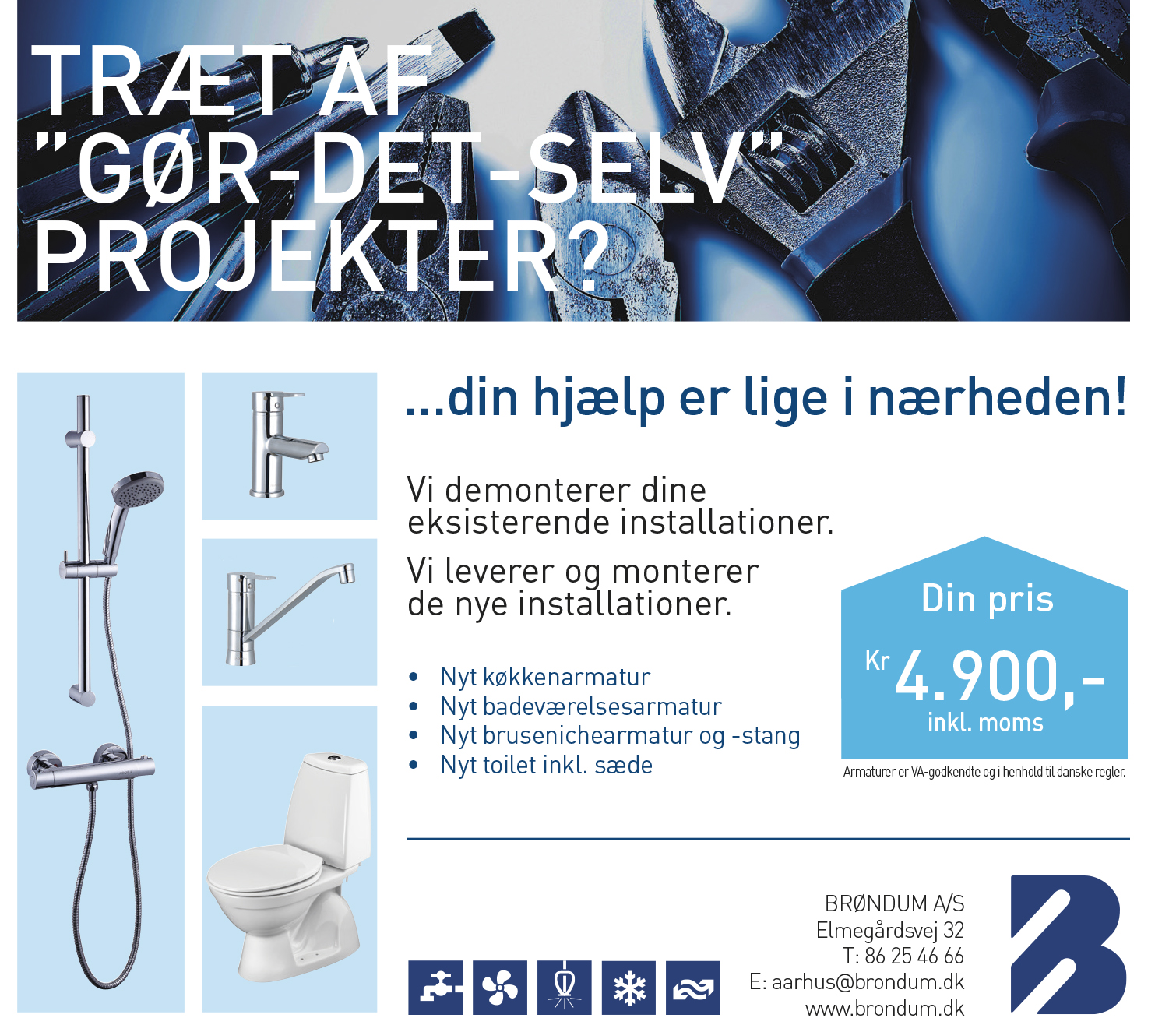 Annonce for Brøndum