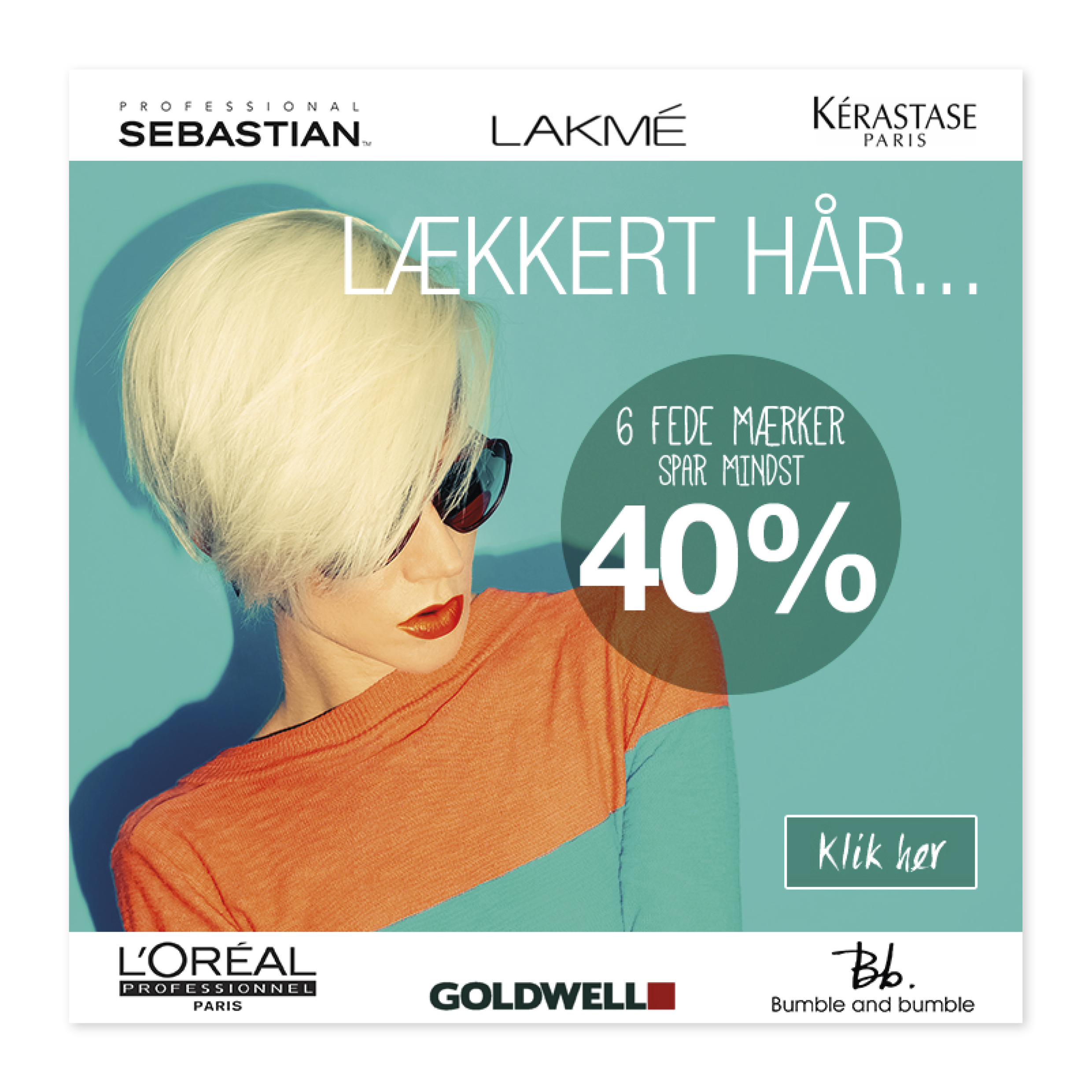 Design til newsletter for Nicehair