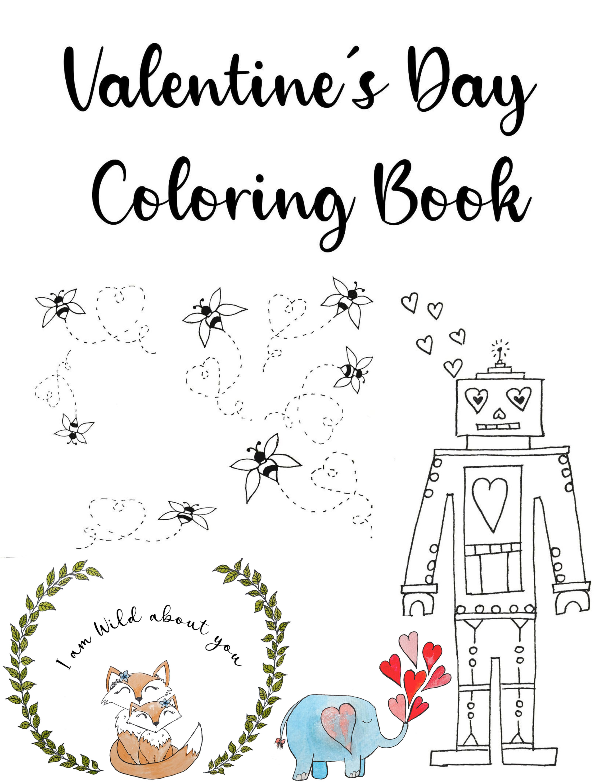 Valentine's Day Coloring Book