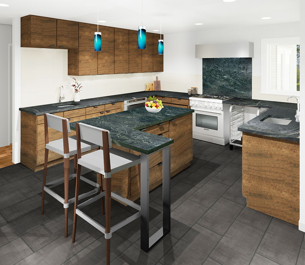GREEN BACKSPLASH