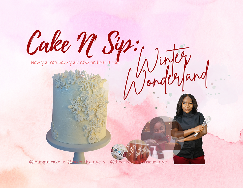 Winter Wonderland Cake 'N' Sip