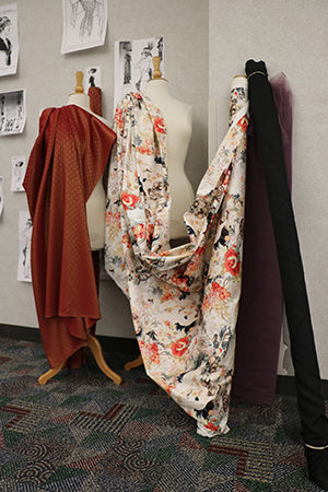 Photo of fabric from the Fiber Ars Workroom